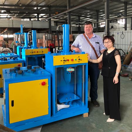 Motor Recycling Machine with customer