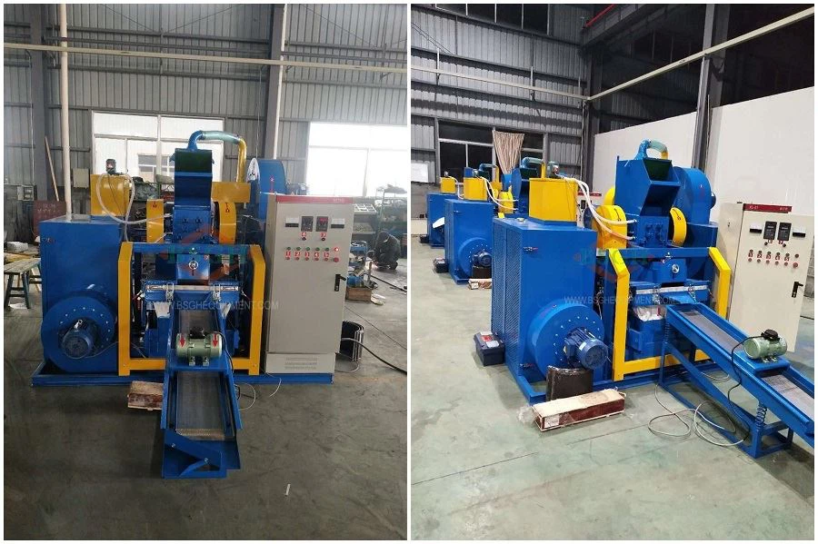 wire shredder granulator