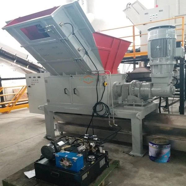 Metal Chip Shredder Machine With Pusher