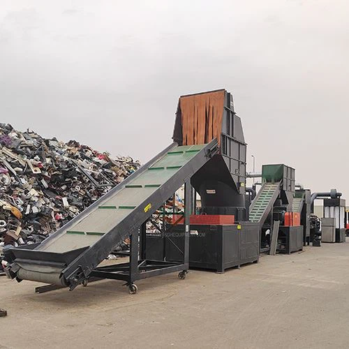 Most Advanced AC Radiator Crusher And Separator Line BS-ACP1200