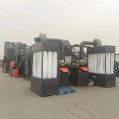 industrial ac radiator crusher and separator line BS-acp1200 from bsgh