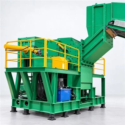 heavy-duty hammer mill shredder for crushing metal scrap