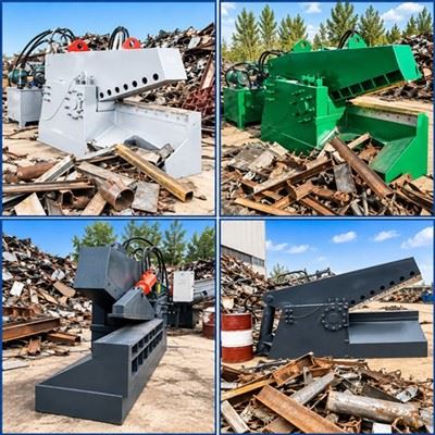 as-5000 industrial metal shearing machine on-site picture